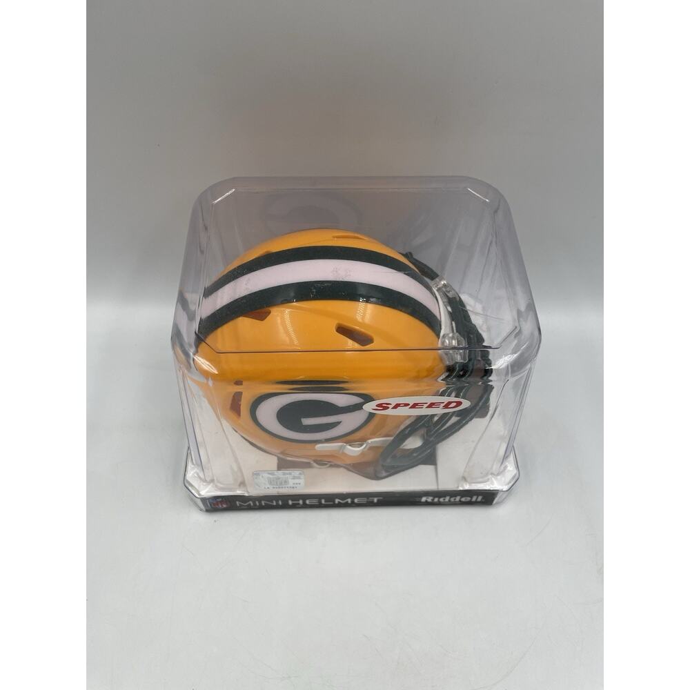 Green Bay Packers Authentic Riddell Speed Mini Helmet - Picture 3 of 8